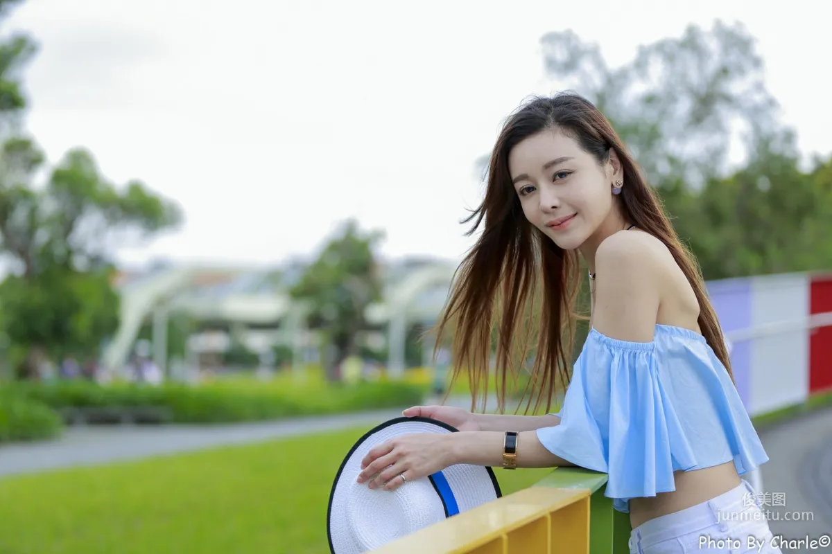 [Taiwan Beauties] Han Yu, Yuanshan Flower Expo Outdoor Shoot Photo Set photo 14