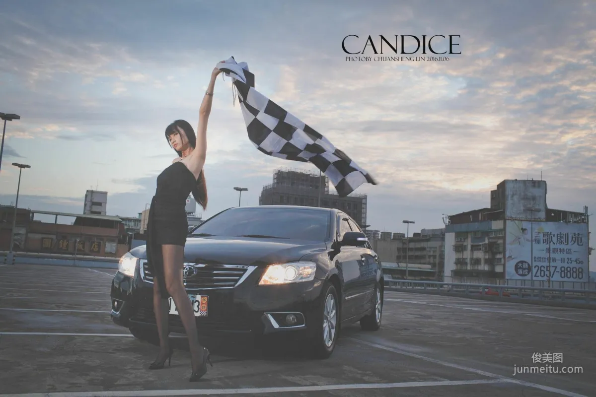 [台灣嫩模] 蔡譯心Candice《車外拍》 寫真集 73