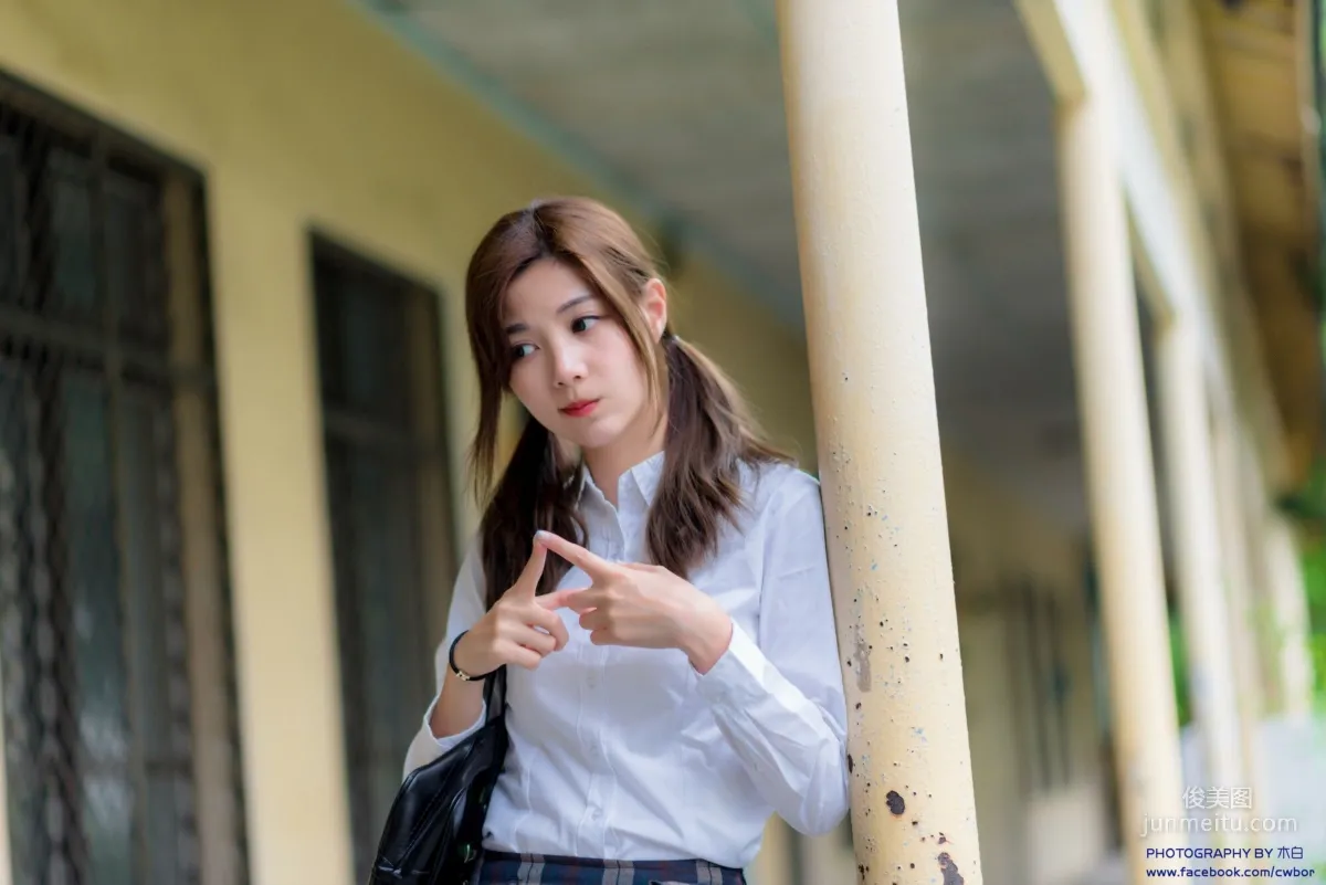 [Taiwan Beauties] Dash Xu, Afternoon Session at Youchang Elementary School Fashion Outdoor Shoot Photo Set photo 15