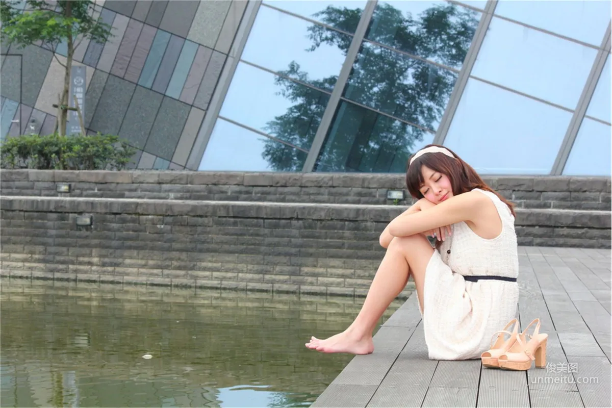 [Taiwan Goddess] Xiao Meng "Wushi Harbor Outdoor Shoot" Photo Set photo 14