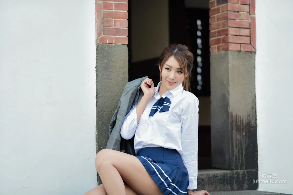 [Taiwan Beauties] Miso Xia Qing Classic Qipao + Fresh School Uniform Photo Set photo 59