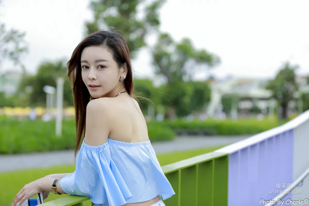 [Taiwan Beauties] Han Yu, Yuanshan Flower Expo Outdoor Shoot Photo Set photo 17