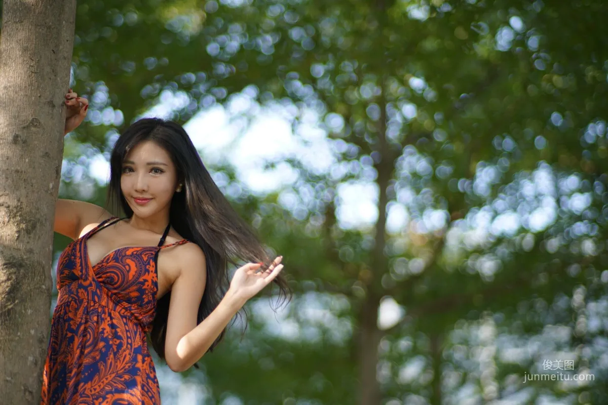[Taiwan Beauties] Zhao Yun Syuan Taichung Art Museum Long Skirt Series Photo Set photo 22