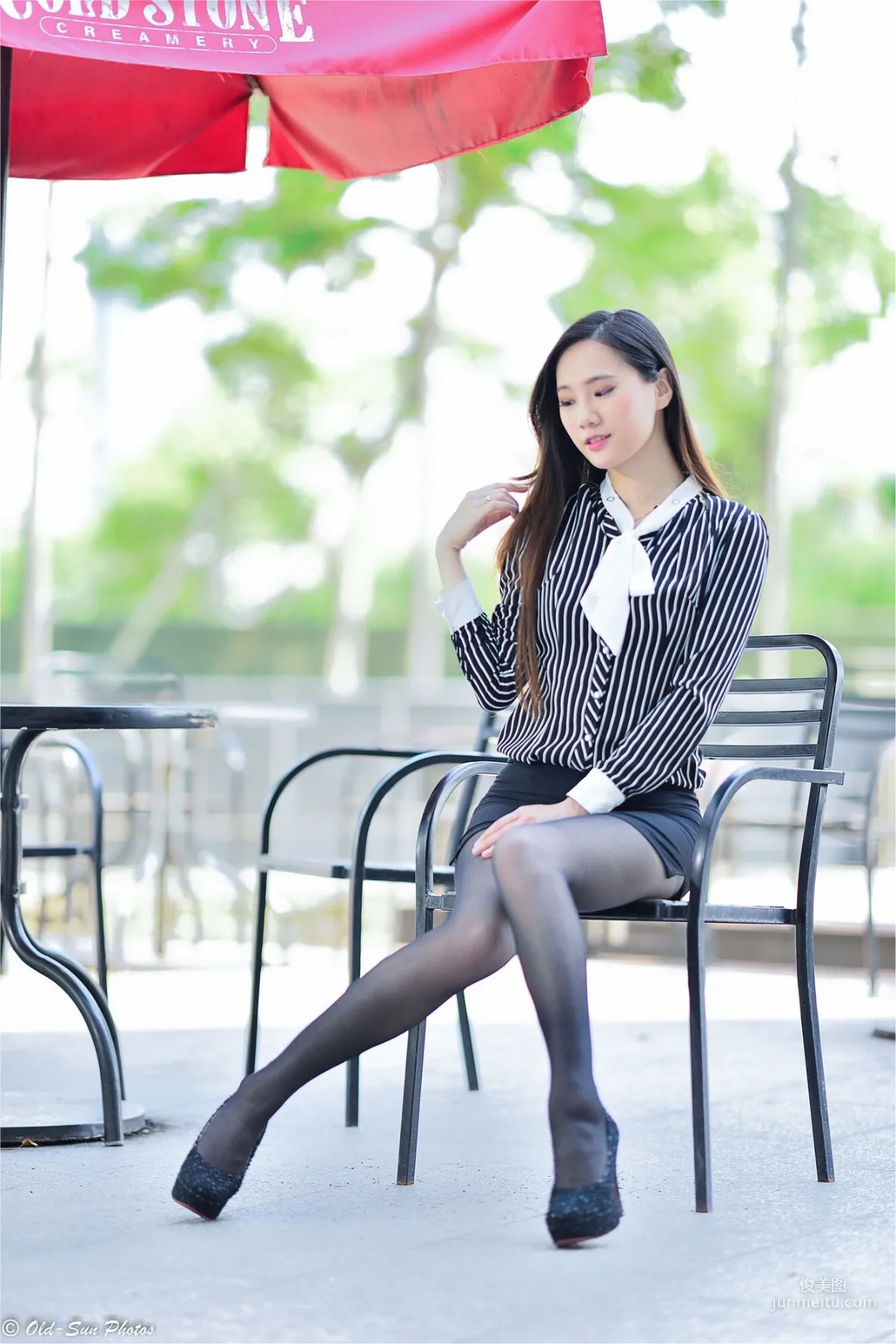 [台灣正妹] 張小米 - 黑絲OL女郎外拍 寫真集 15