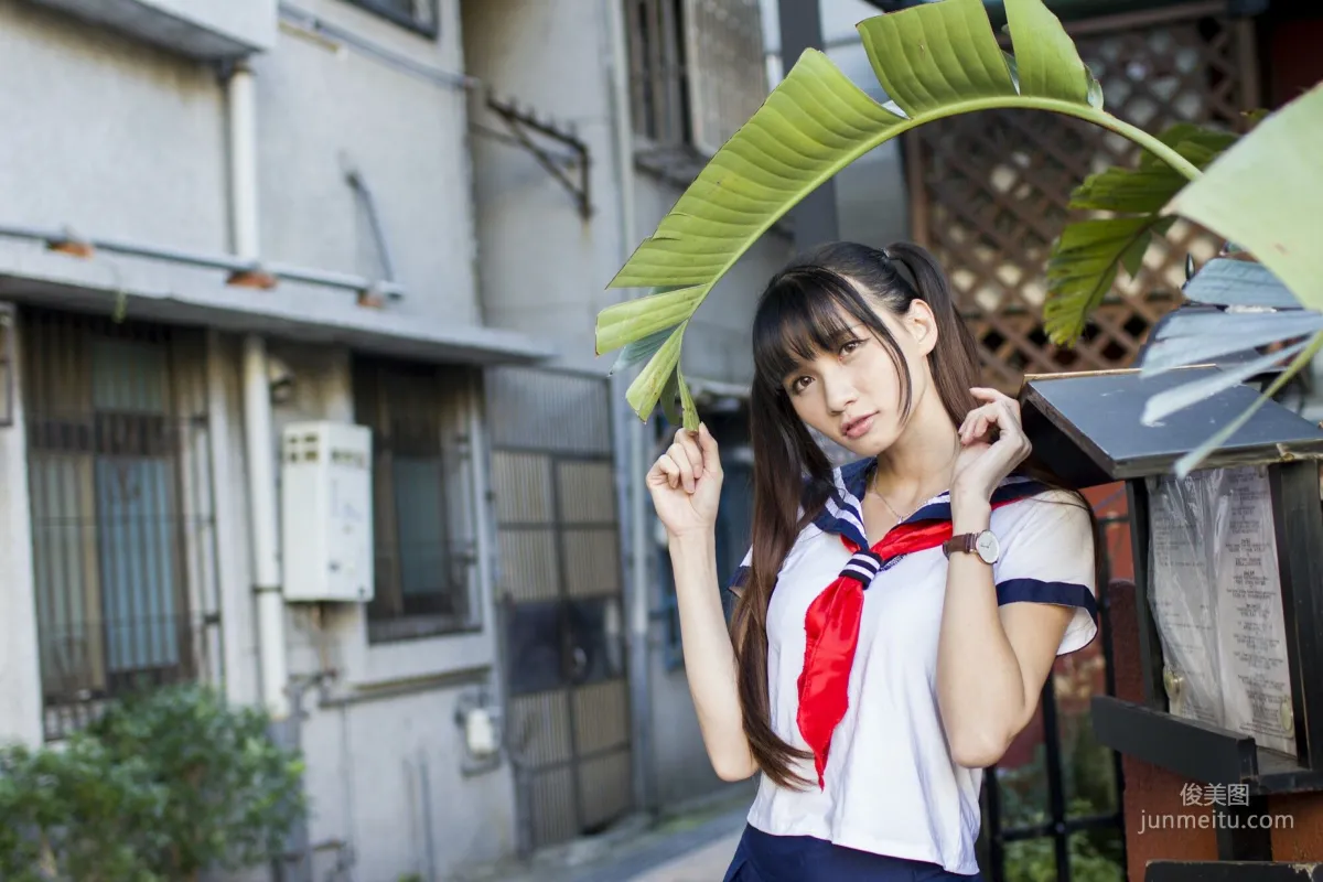 [Taiwan Beauties] Cai Yixin, Chiang Kai-shek Memorial Hall + Fujin Street Fashion Outdoor Shoot Photo Set photo 44
