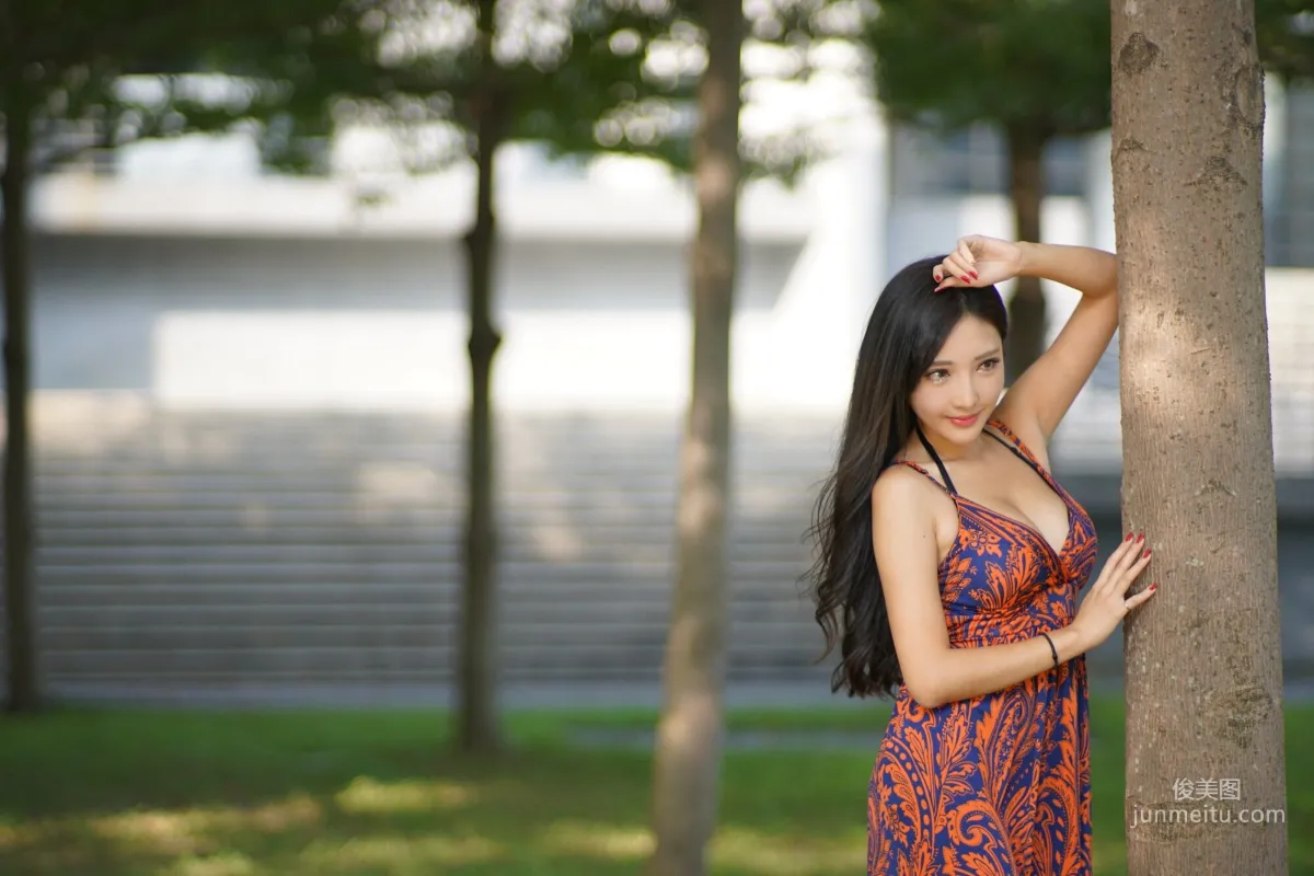 [Taiwan Beauties] Zhao Yun Syuan Taichung Art Museum Long Skirt Series Photo Set photo 44