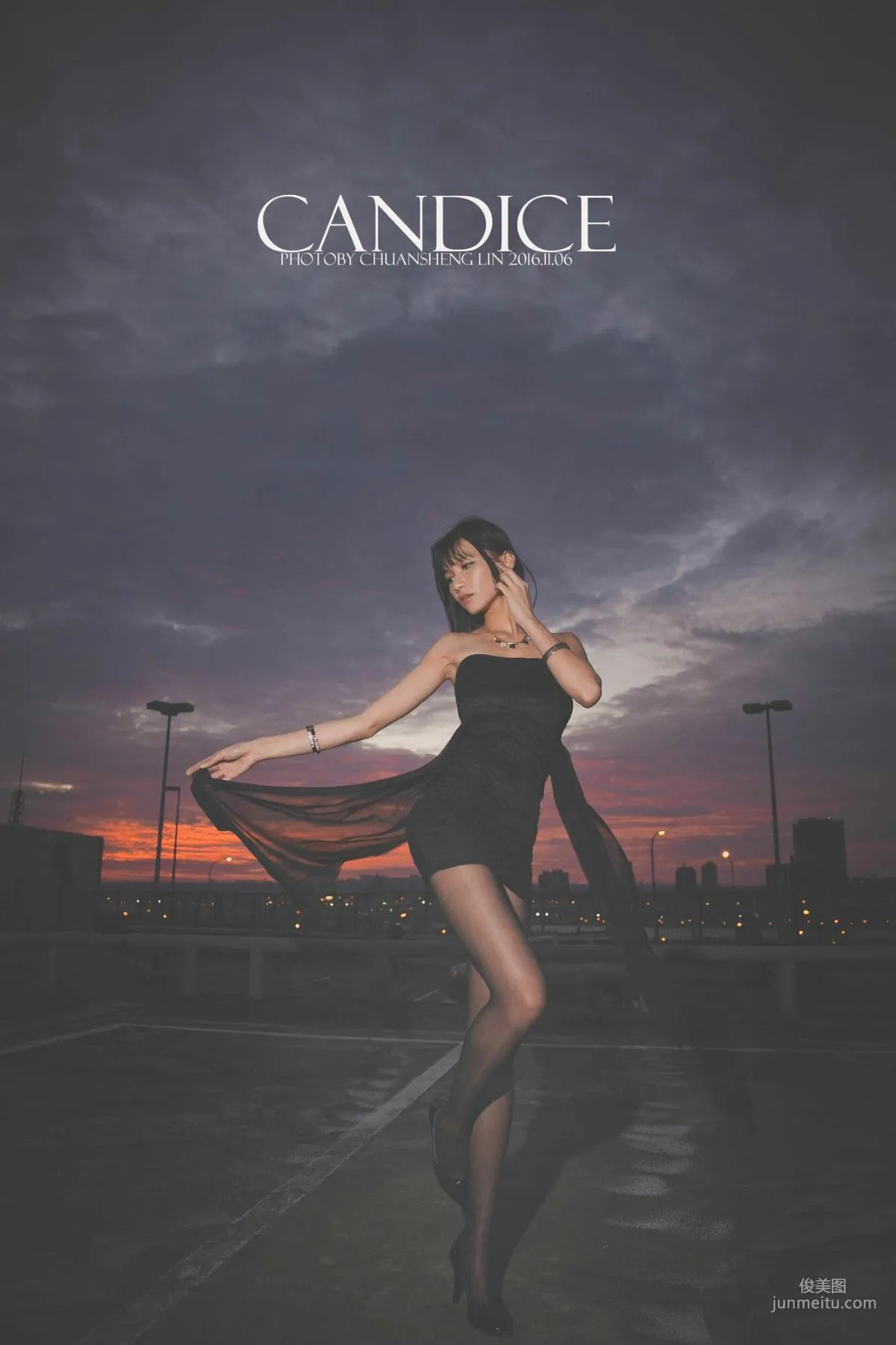 [台灣嫩模] 蔡譯心Candice《車外拍》 寫真集 86