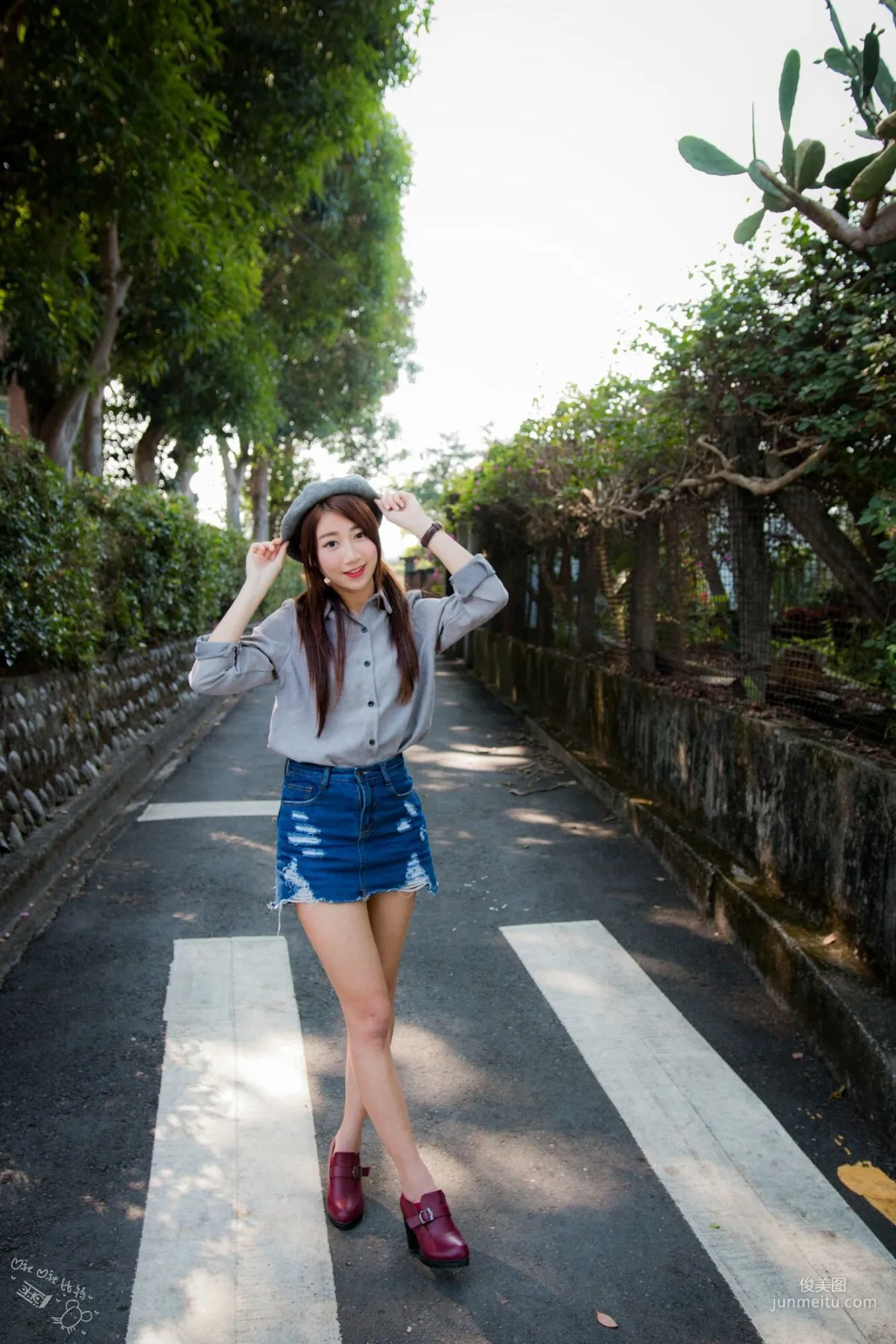 [Taiwan Beauties] Jiating Zhang Sweet Outdoor Shoot Short Skirt Series at Guangfu New Village Photo Set photo 26