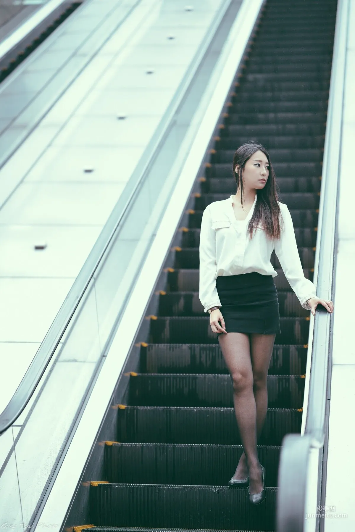 [Taiwan Beauties] Joan Xiaokui, Fresh Leg Model Style and Xinyi Street Snap Photo Set photo 28