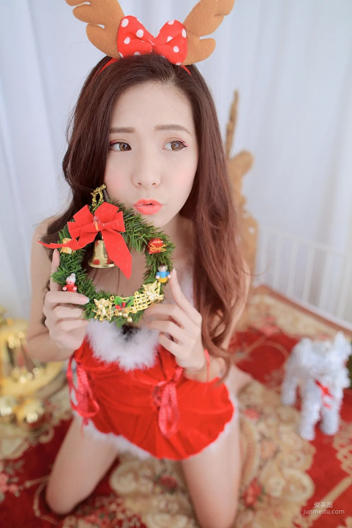 [Taiwan Beauties] Wuruo DUDU Christmas Studio Shoot Photo Set photo 49