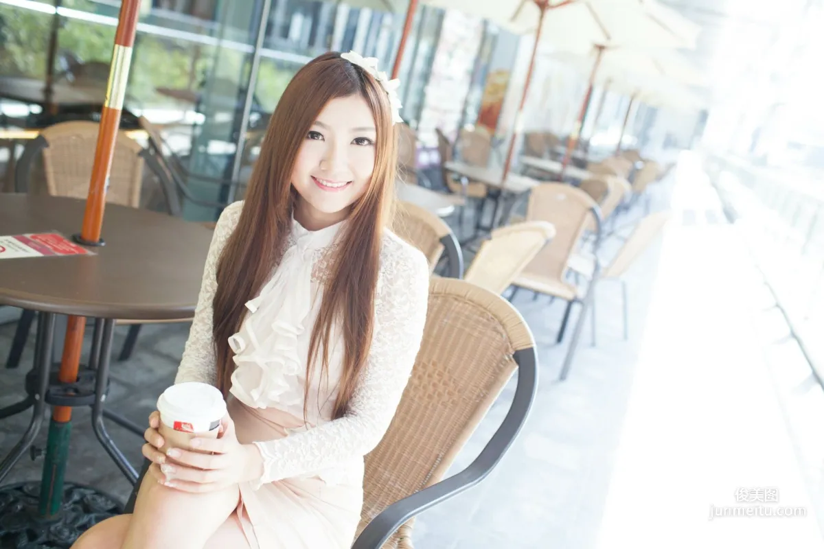 [Taiwan Beauties] Michelle Xiaoyu, Xinyi District Street Snap, Lace + Bodycon Mini Skirt Photo Set photo 89