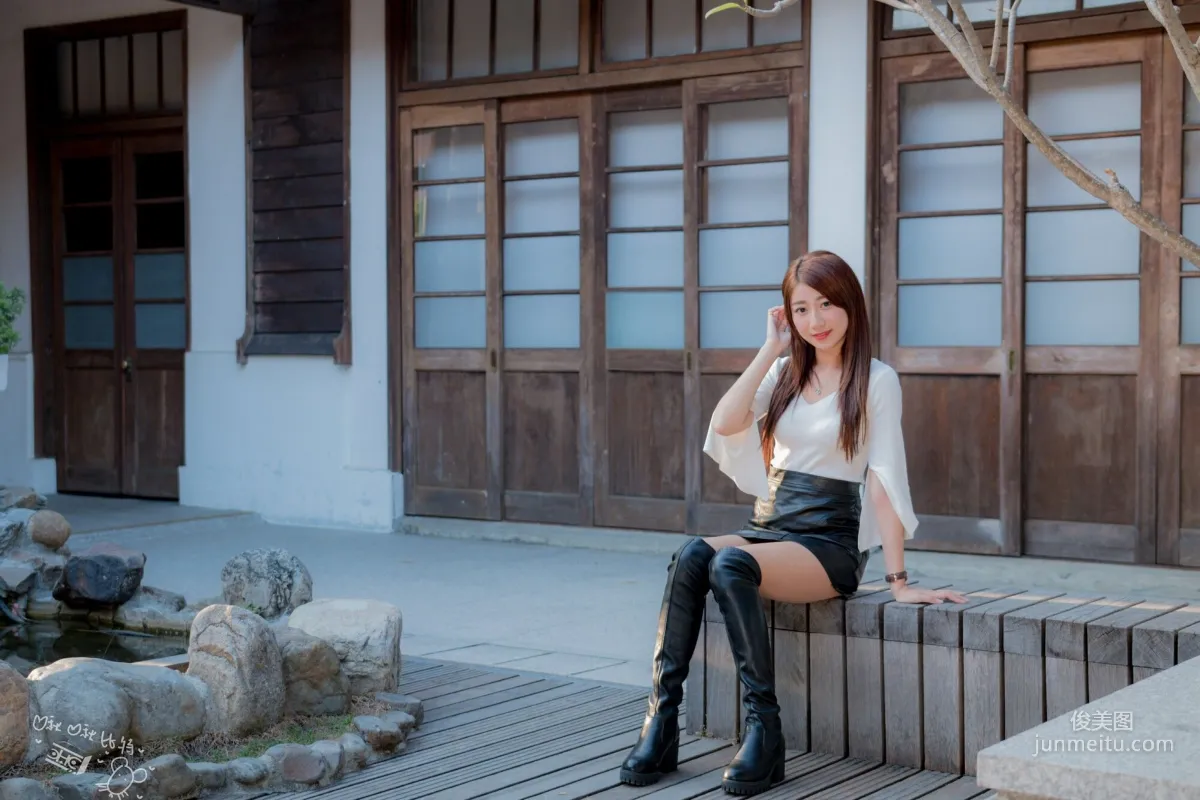 [Taiwan Beauties] Jiating Zhang Sweet Outdoor Shoot Short Skirt Series at Guangfu New Village Photo Set photo 19