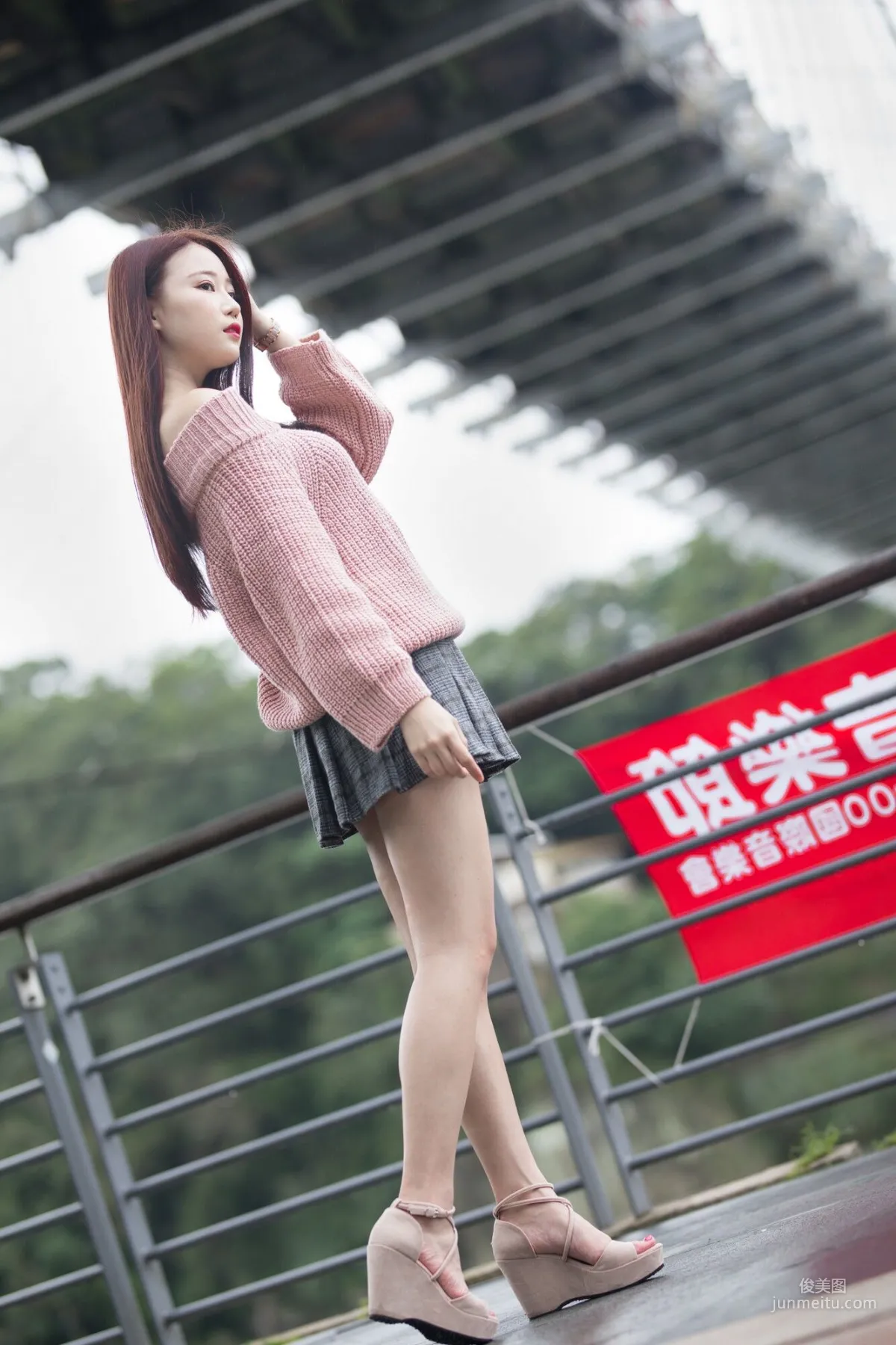 [Taiwan Internet Celebrity Beauty] Lia Yang Siyuan, Xindian Bitan Photo Set photo 4