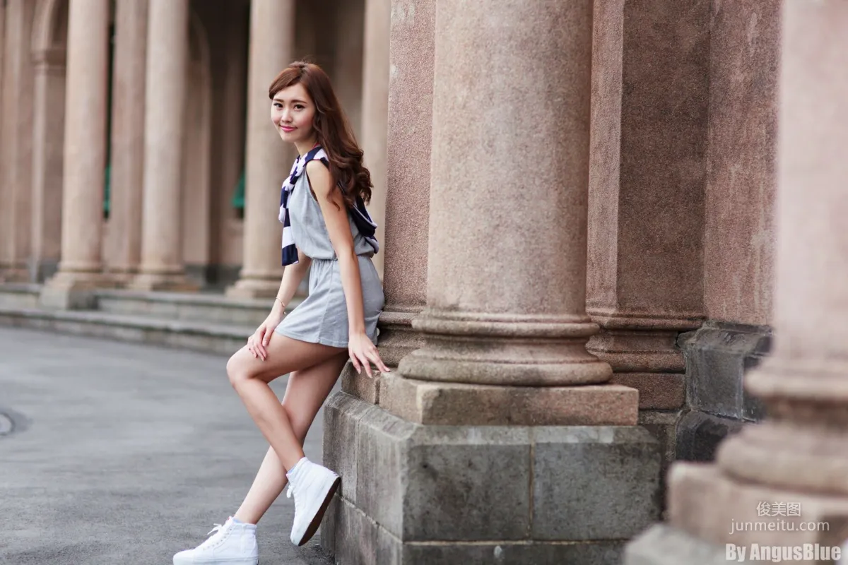 [Taiwan Beauties] Queenie Guo Minwen - Fresh Outdoor Shoot 3 Outfits Photo Set photo 19