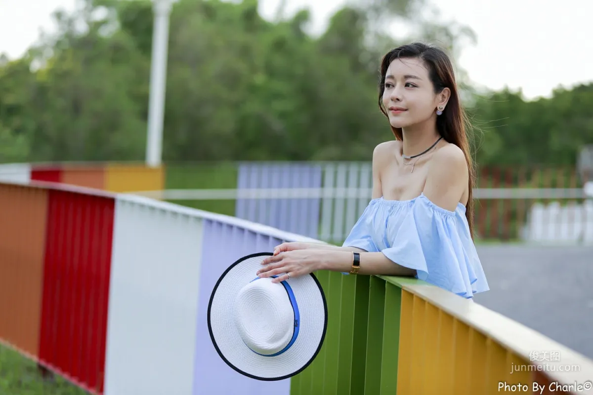 [Taiwan Beauties] Han Yu, Yuanshan Flower Expo Outdoor Shoot Photo Set photo 8
