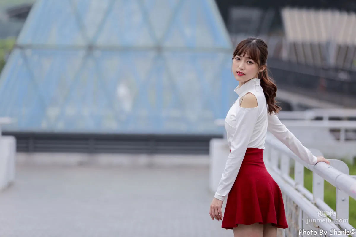 [Taiwan Beauties] Lijia Peng (Lady Yiyi) Yuanshan Flower Expo Outdoor Shoot Photo Set photo 61
