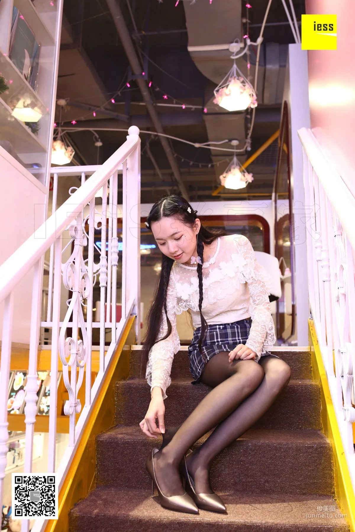 Mu Mu, Reinforced Toe Sweet Black Stockings [IESS] Silk Enjoyer 248 Photo Set photo 11