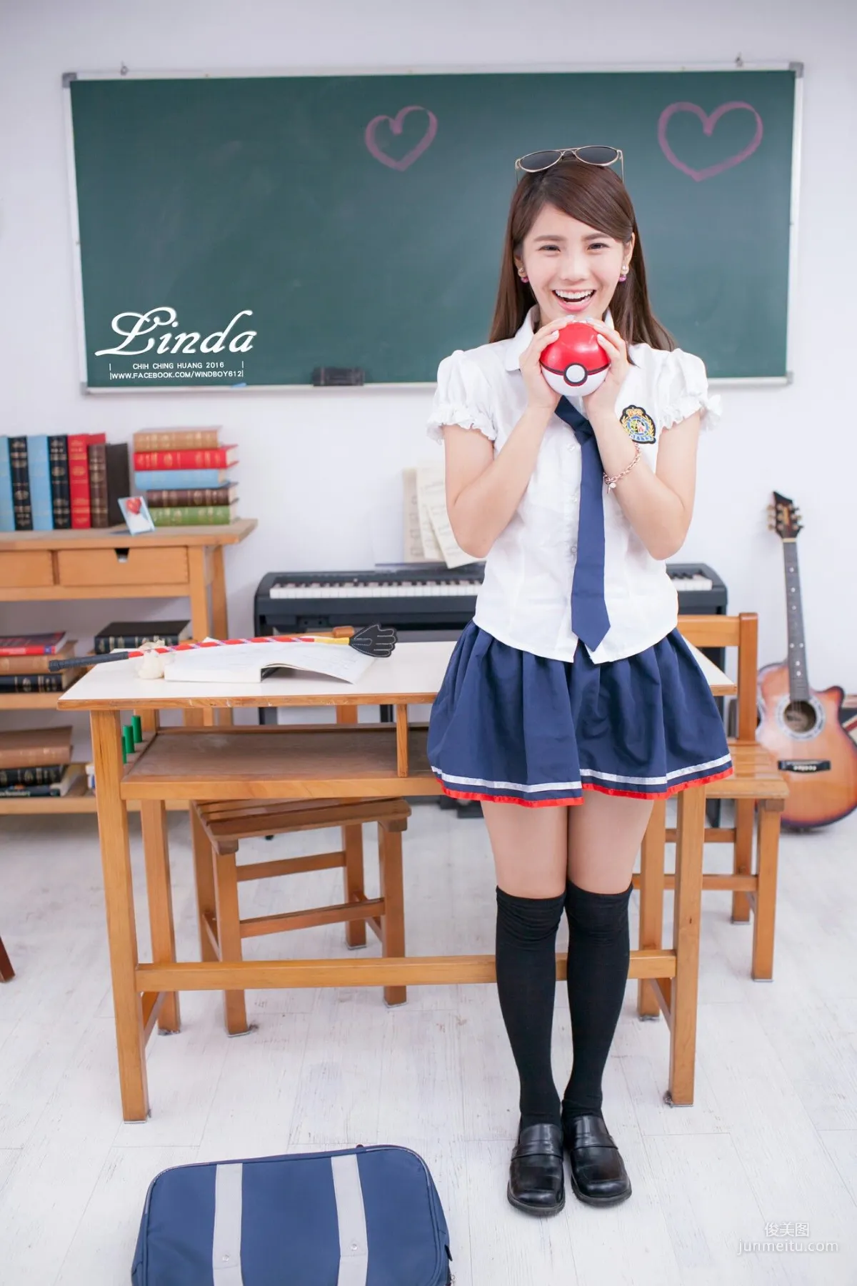 [Taiwan Beauties] Linda (Lin Yizhen), Sweet Junior Schoolmate Photo Set photo 20