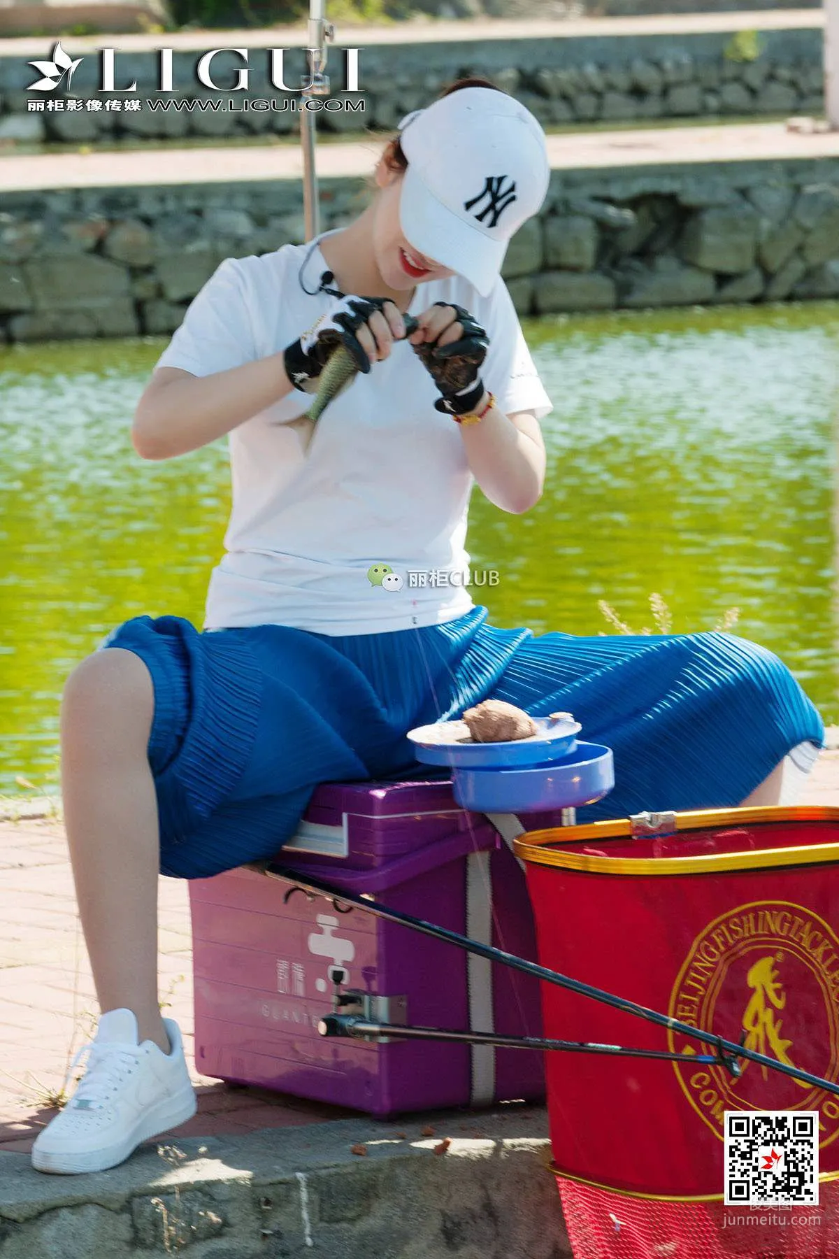 Leg Models Xiao Xiao and Ran Ran, Fishing Line Silk Feet [Ligui] Beautiful Legs and Jade Feet Photo Set photo 15