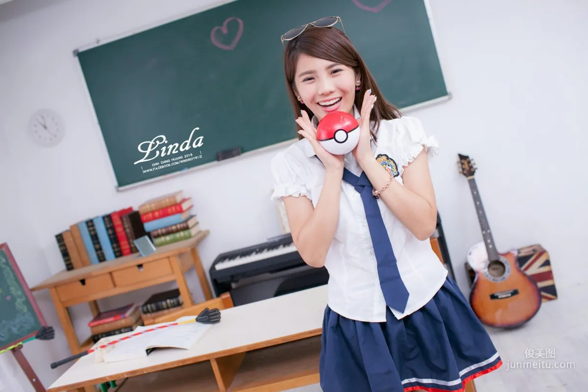 [Taiwan Beauties] Linda (Lin Yizhen), Sweet Junior Schoolmate Photo Set photo 24