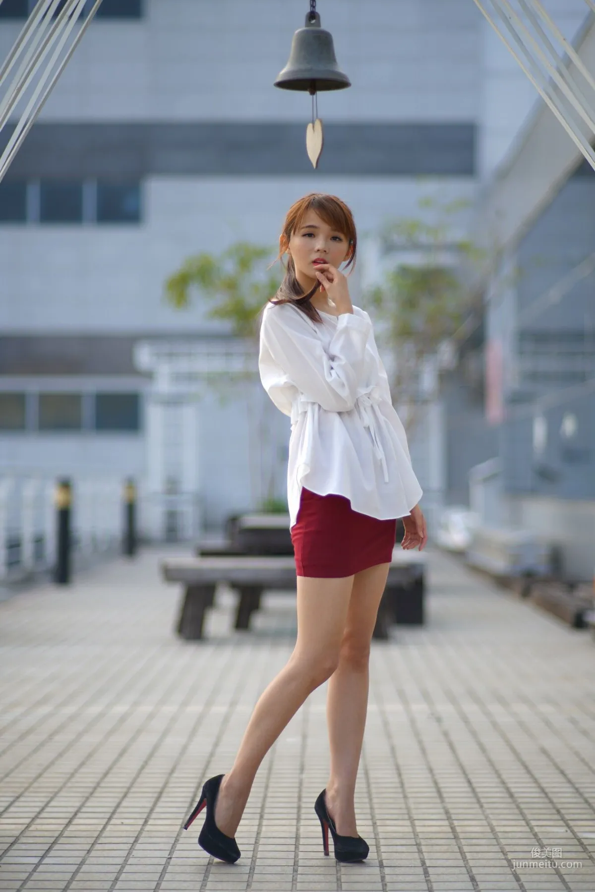 [Taiwan Beauties] Su Yuyuan, Wuri High Speed Rail, Street Snap Pencil Skirt, Photo Set photo 34