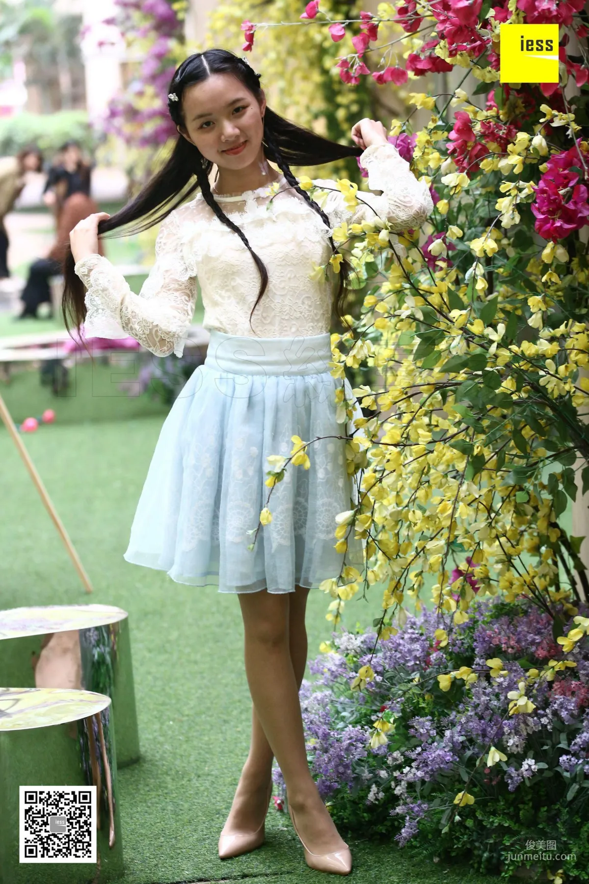 Mu Mu, Lace Flower Girl in Sheer Stockings [IESS] Silk Enjoyer 233 Photo Set photo 78