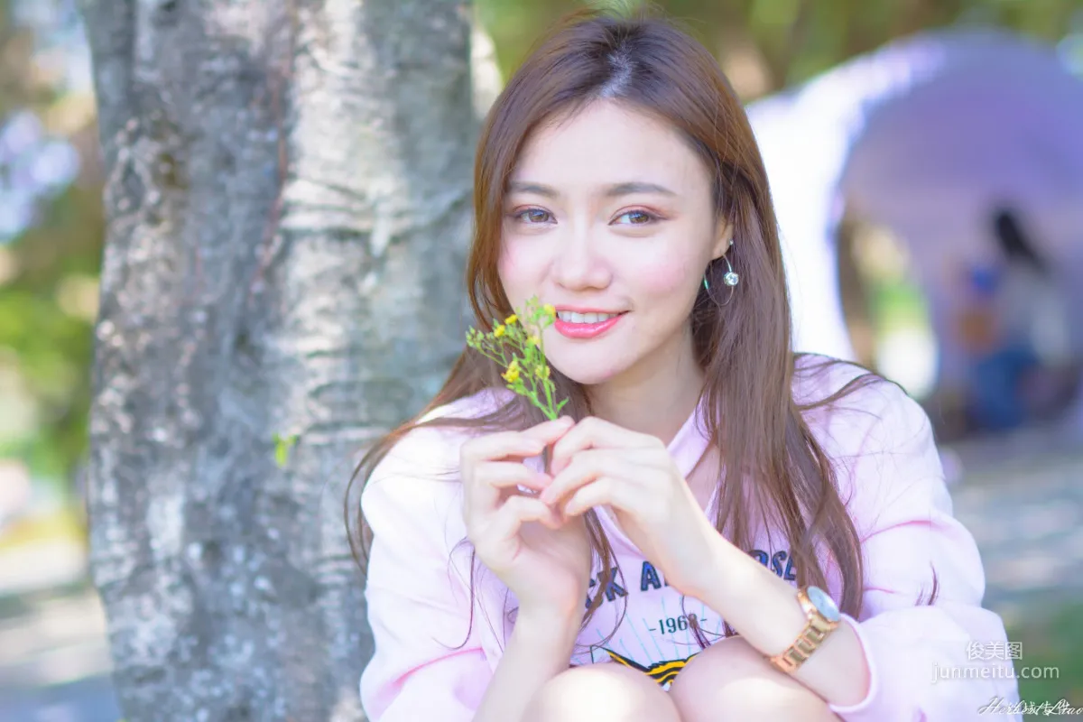 [Taiwan Goddess] Su Xiaoli "Flower Expo Xinsheng Park Hot Pants Sportswear" Photo Set photo 49