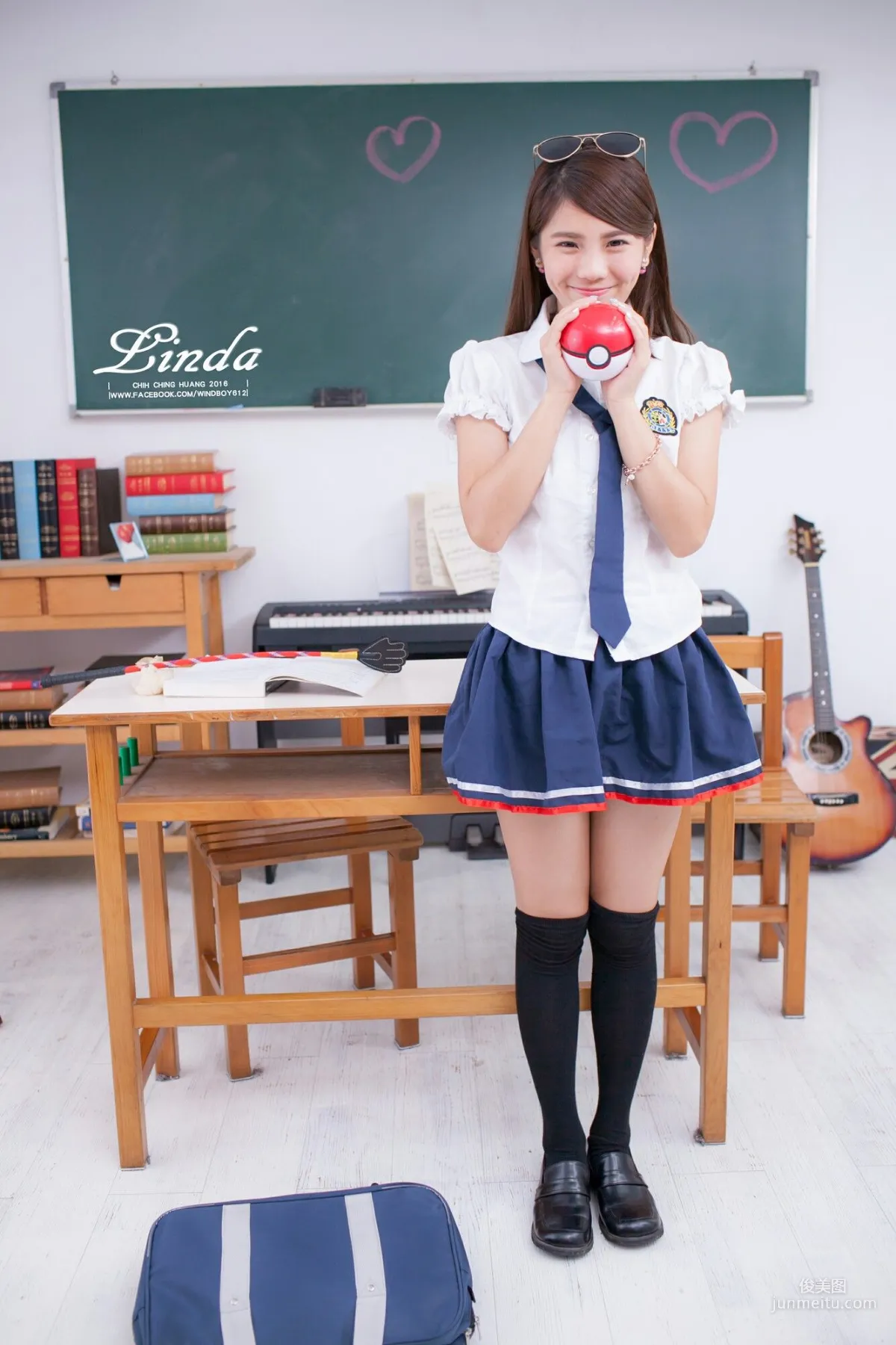 [Taiwan Beauties] Linda (Lin Yizhen), Sweet Junior Schoolmate Photo Set photo 19