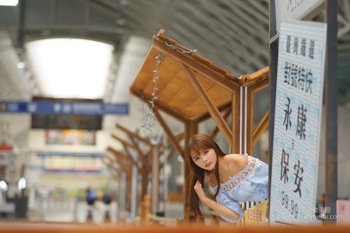[Taiwan Beauties] Su Yuyuan Wuri High Speed Rail, Dress Street Snap Photo Set photo 34