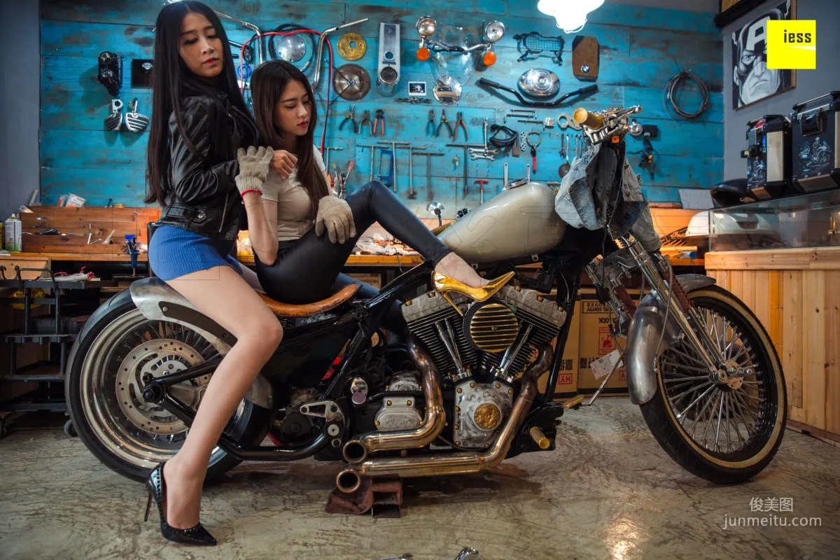 DJ Jiajia Classic Motorcycle Love [IESS] Devil Wednesday Special Issue 22 Photo Set photo 44