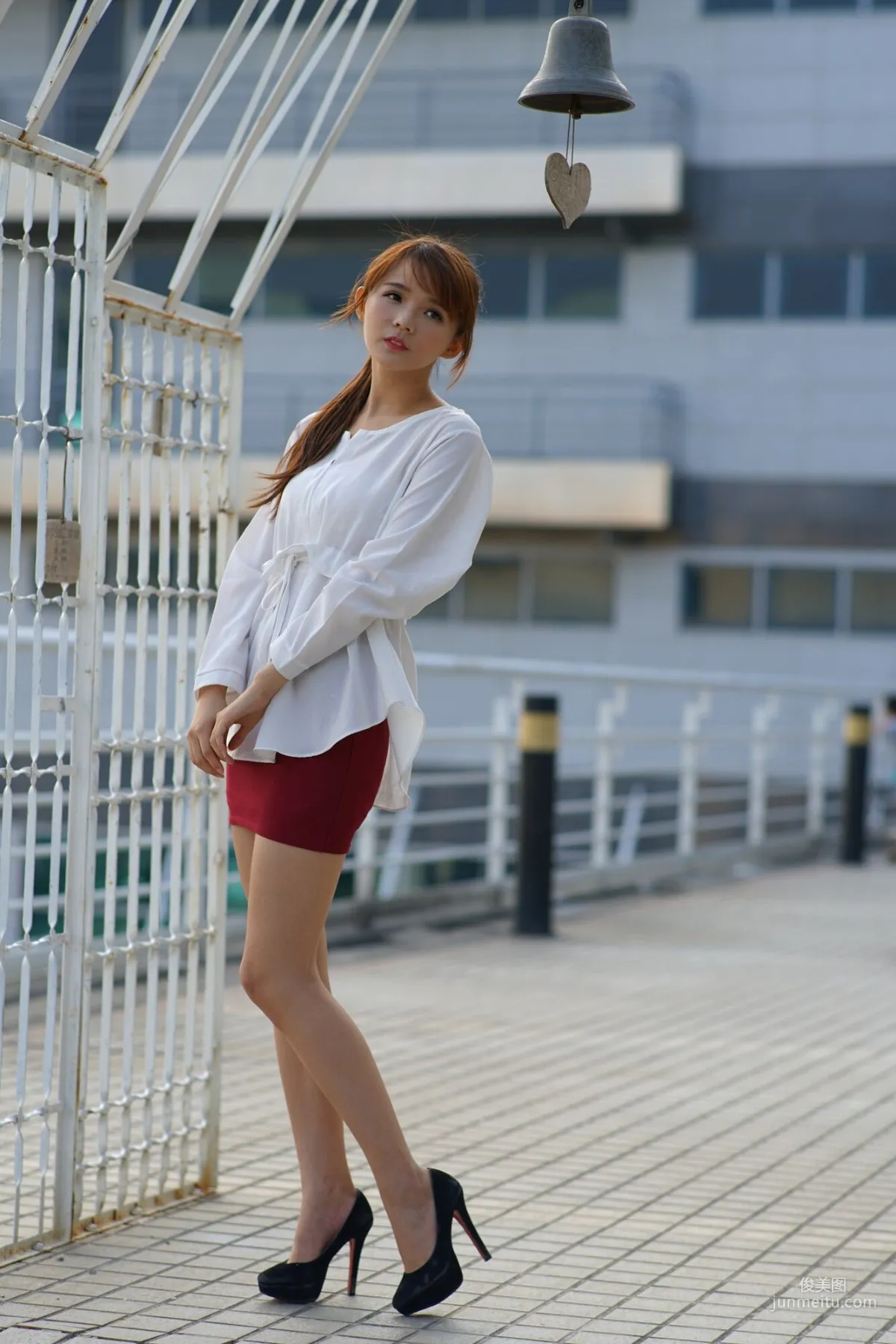 [Taiwan Beauties] Su Yuyuan, Wuri High Speed Rail, Street Snap Pencil Skirt, Photo Set photo 49