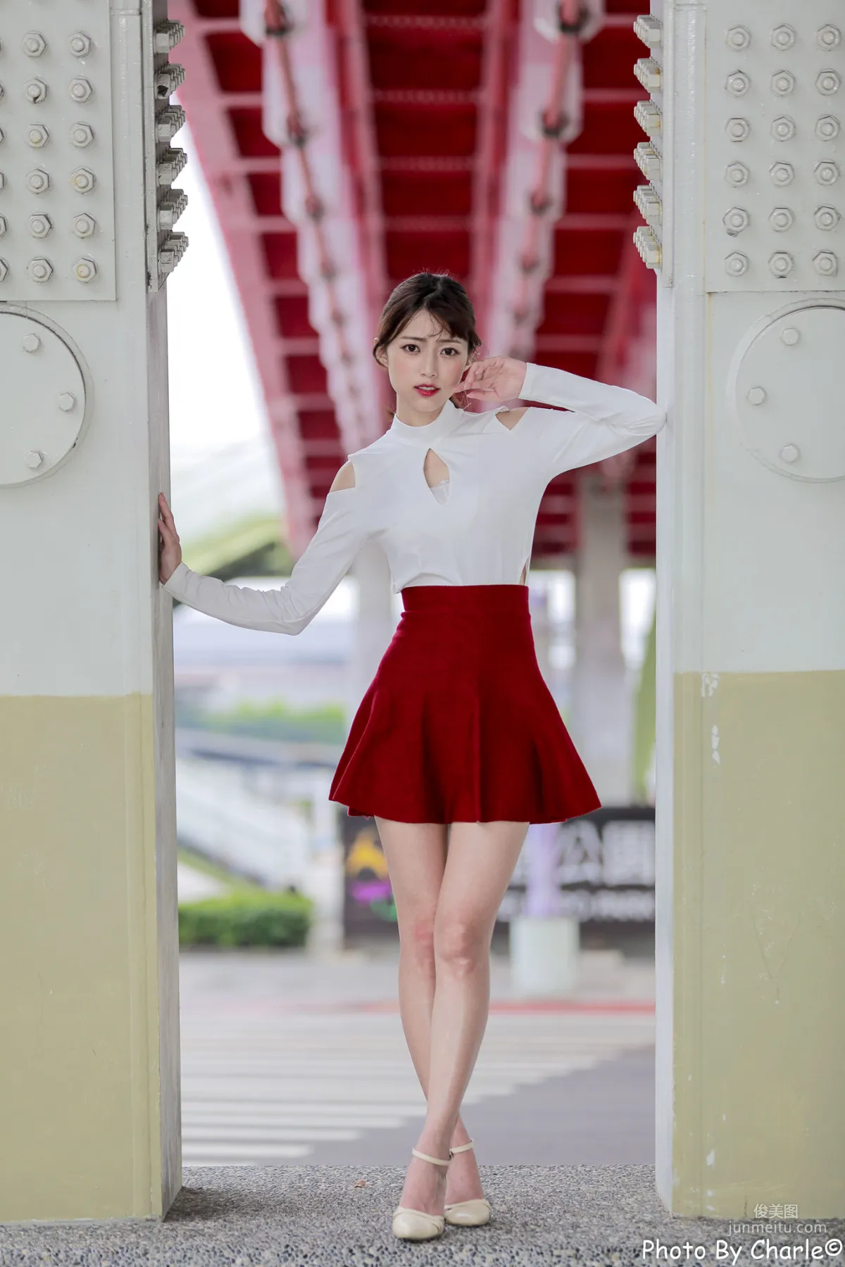 [Taiwan Beauties] Lijia Peng (Lady Yiyi) Yuanshan Flower Expo Outdoor Shoot Photo Set photo 49