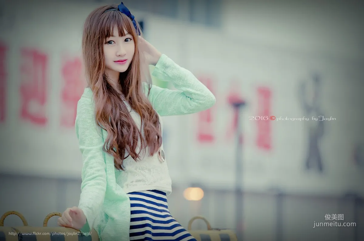 [Taiwan Beauties] Qiqi, Outdoor Shoot Three Outfits Photo Set photo 36
