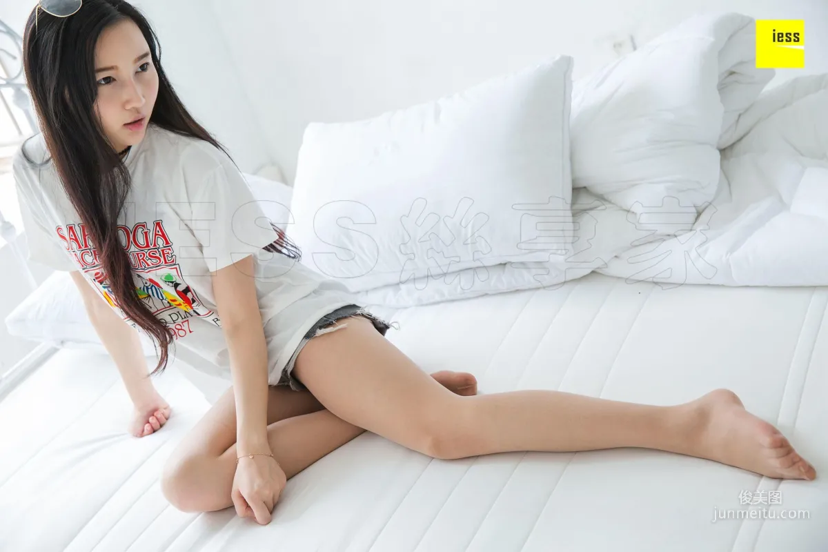 Wen Xin "Tasty Peach-Colored High Heels" [IESS] Silk Enjoyer 219 Photo Set photo 71