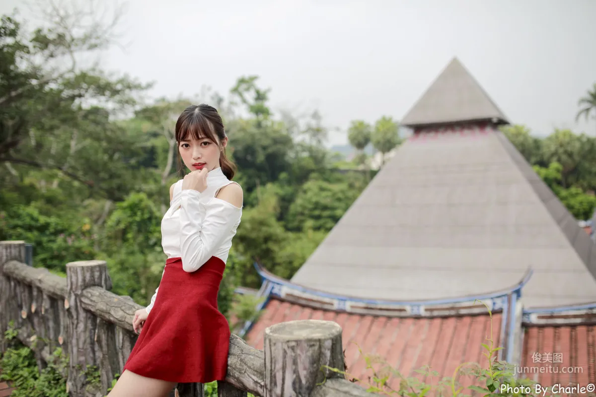 [Taiwan Beauties] Lijia Peng (Lady Yiyi) Yuanshan Flower Expo Outdoor Shoot Photo Set photo 43