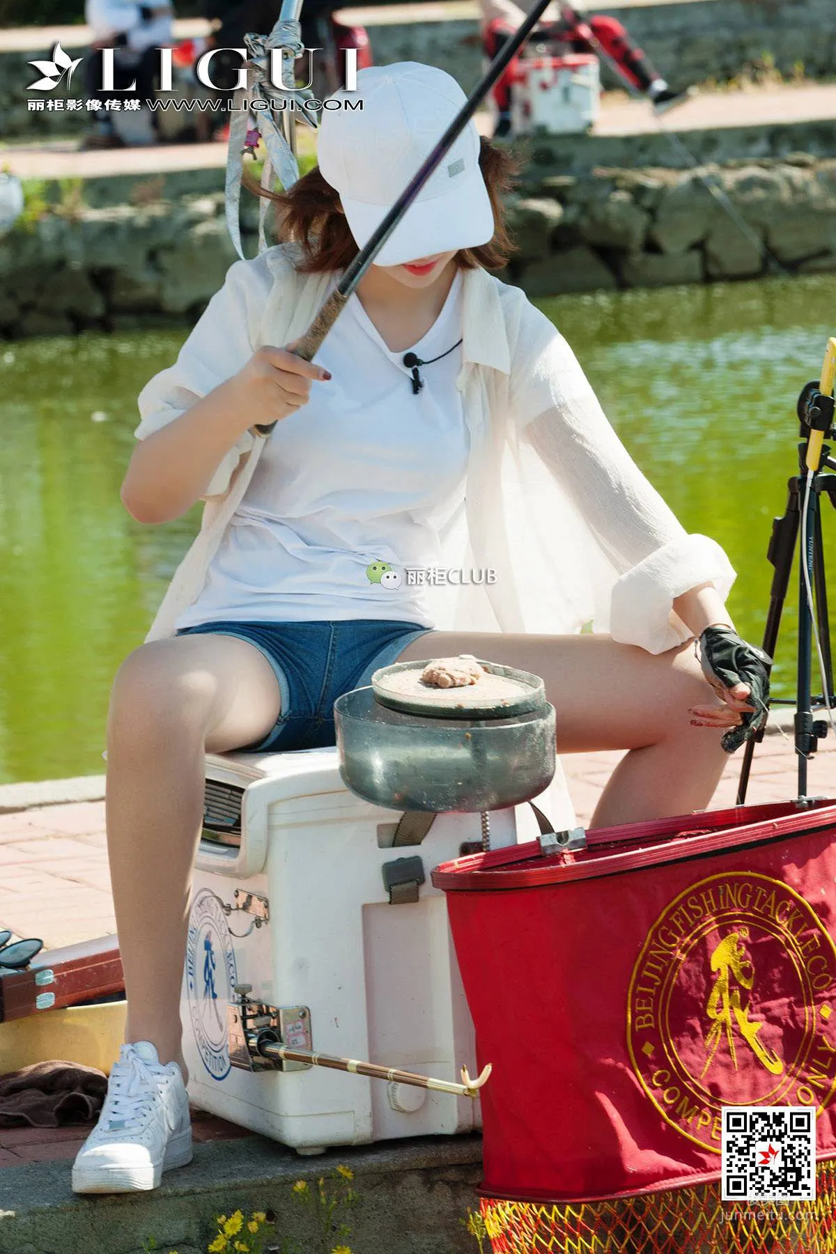 Leg Models Xiao Xiao and Ran Ran, Fishing Line Silk Feet [Ligui] Beautiful Legs and Jade Feet Photo Set photo 10