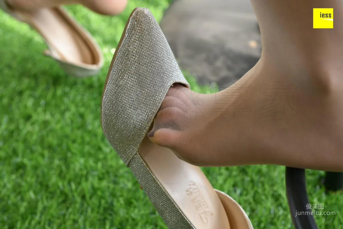 Qi Qi "Sexy Side-Cutout Silver High Heels" [IESS] Silk Enjoyer 241 Photo Set photo 26