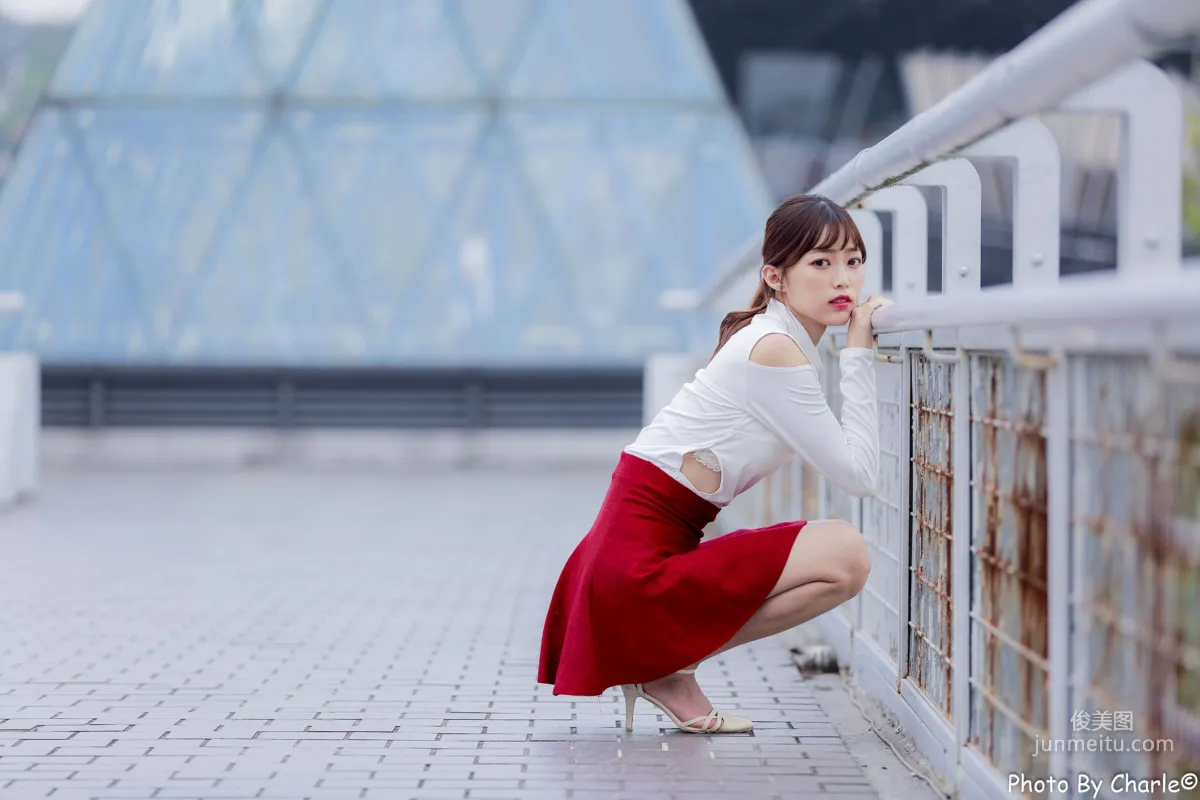 [Taiwan Beauties] Lijia Peng (Lady Yiyi) Yuanshan Flower Expo Outdoor Shoot Photo Set photo 62
