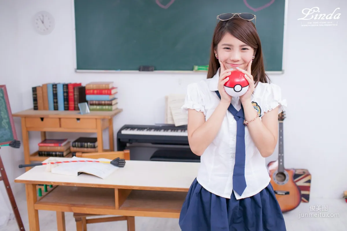 [Taiwan Beauties] Linda (Lin Yizhen), Sweet Junior Schoolmate Photo Set photo 23