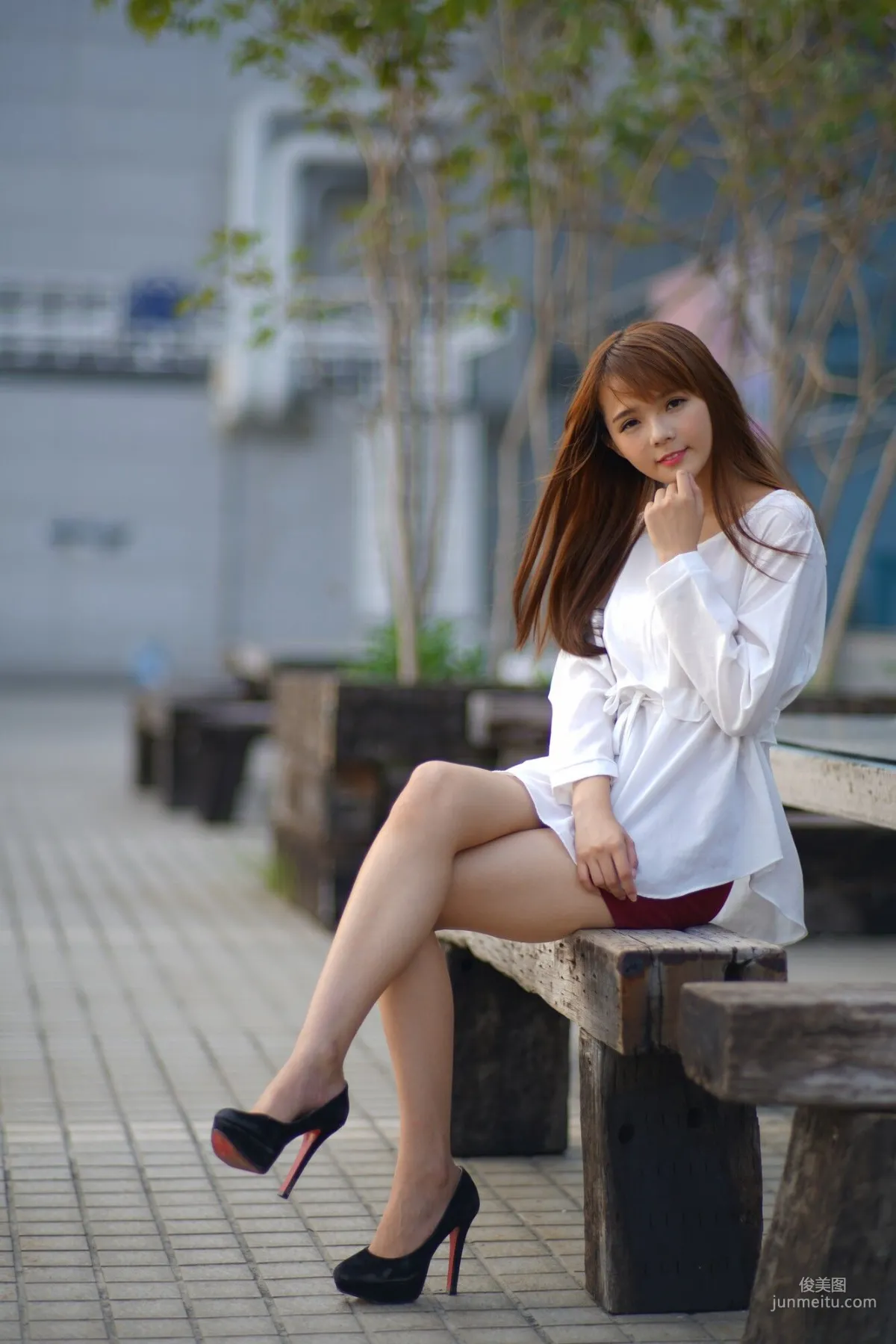 [Taiwan Beauties] Su Yuyuan, Wuri High Speed Rail, Street Snap Pencil Skirt, Photo Set photo 53