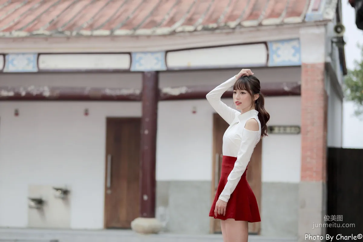 [Taiwan Beauties] Lijia Peng (Lady Yiyi) Yuanshan Flower Expo Outdoor Shoot Photo Set photo 41