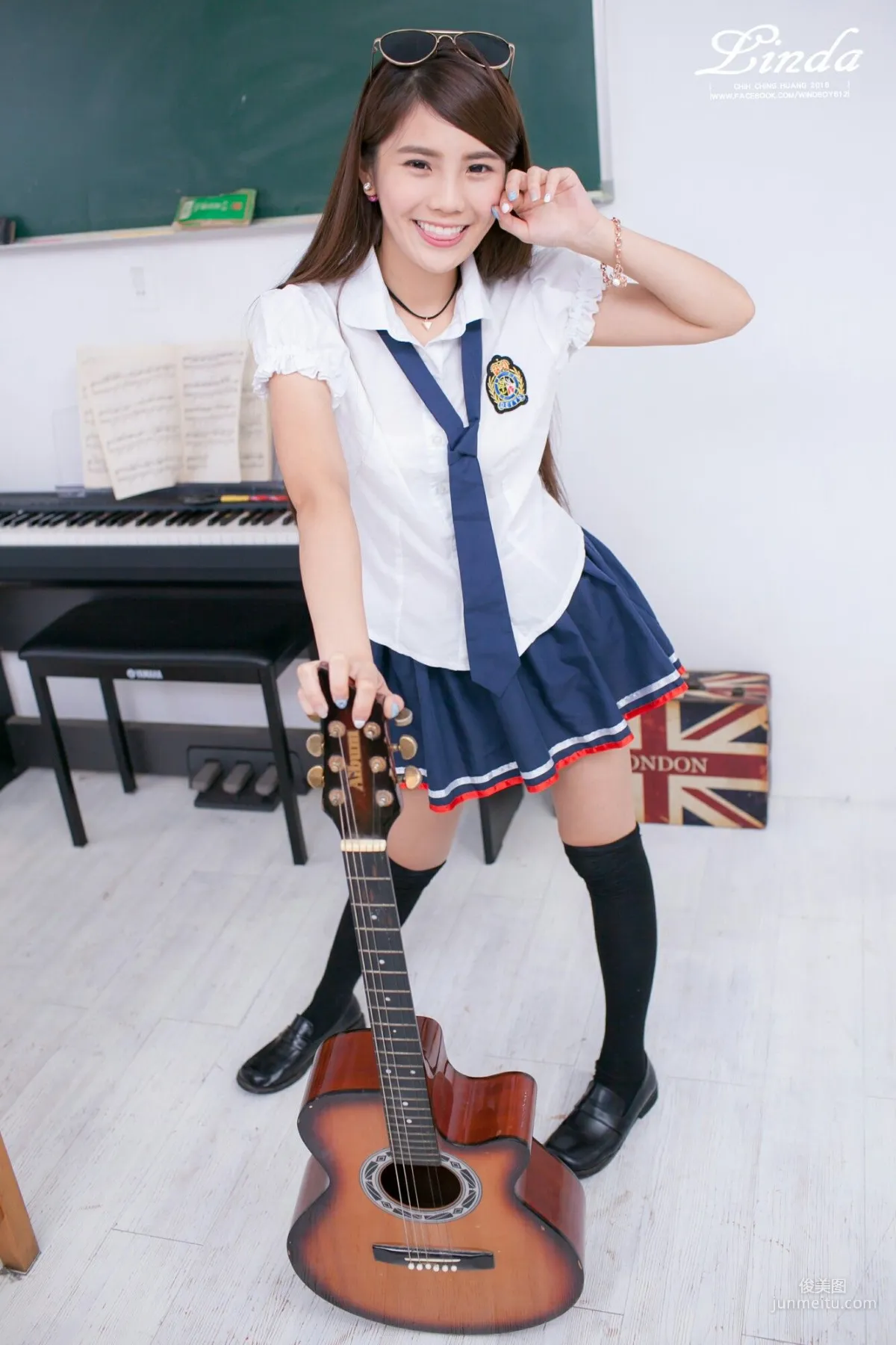 [Taiwan Beauties] Linda (Lin Yizhen), Sweet Junior Schoolmate Photo Set photo 41