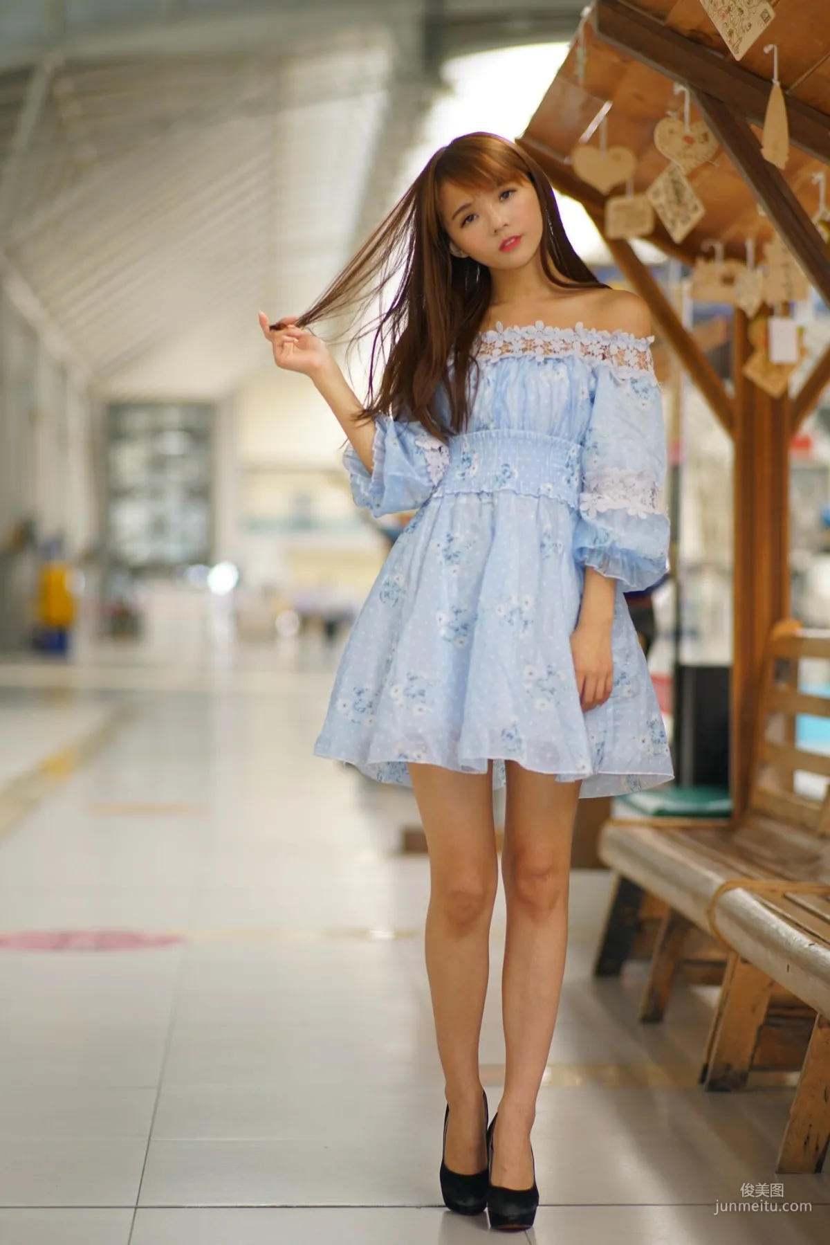 [Taiwan Beauties] Su Yuyuan Wuri High Speed Rail, Dress Street Snap Photo Set photo 19