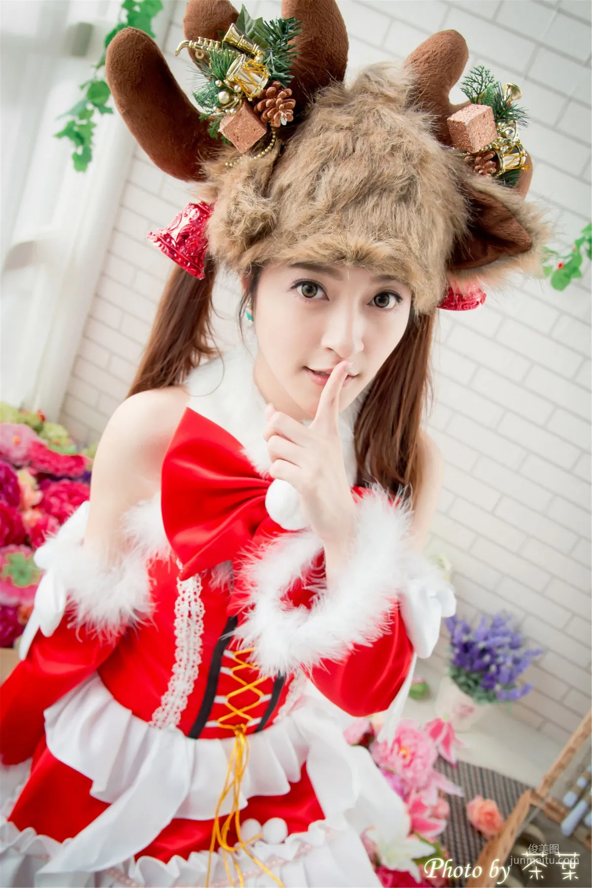 [Taiwan Beauties] Li Sixian "Christmas Cute Girl" Photo Set photo 19