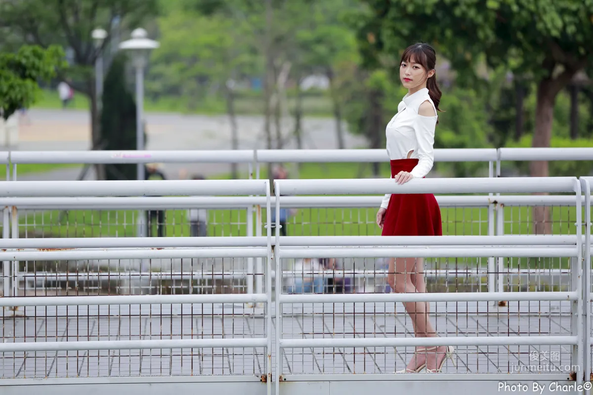 [Taiwan Beauties] Lijia Peng (Lady Yiyi) Yuanshan Flower Expo Outdoor Shoot Photo Set photo 70