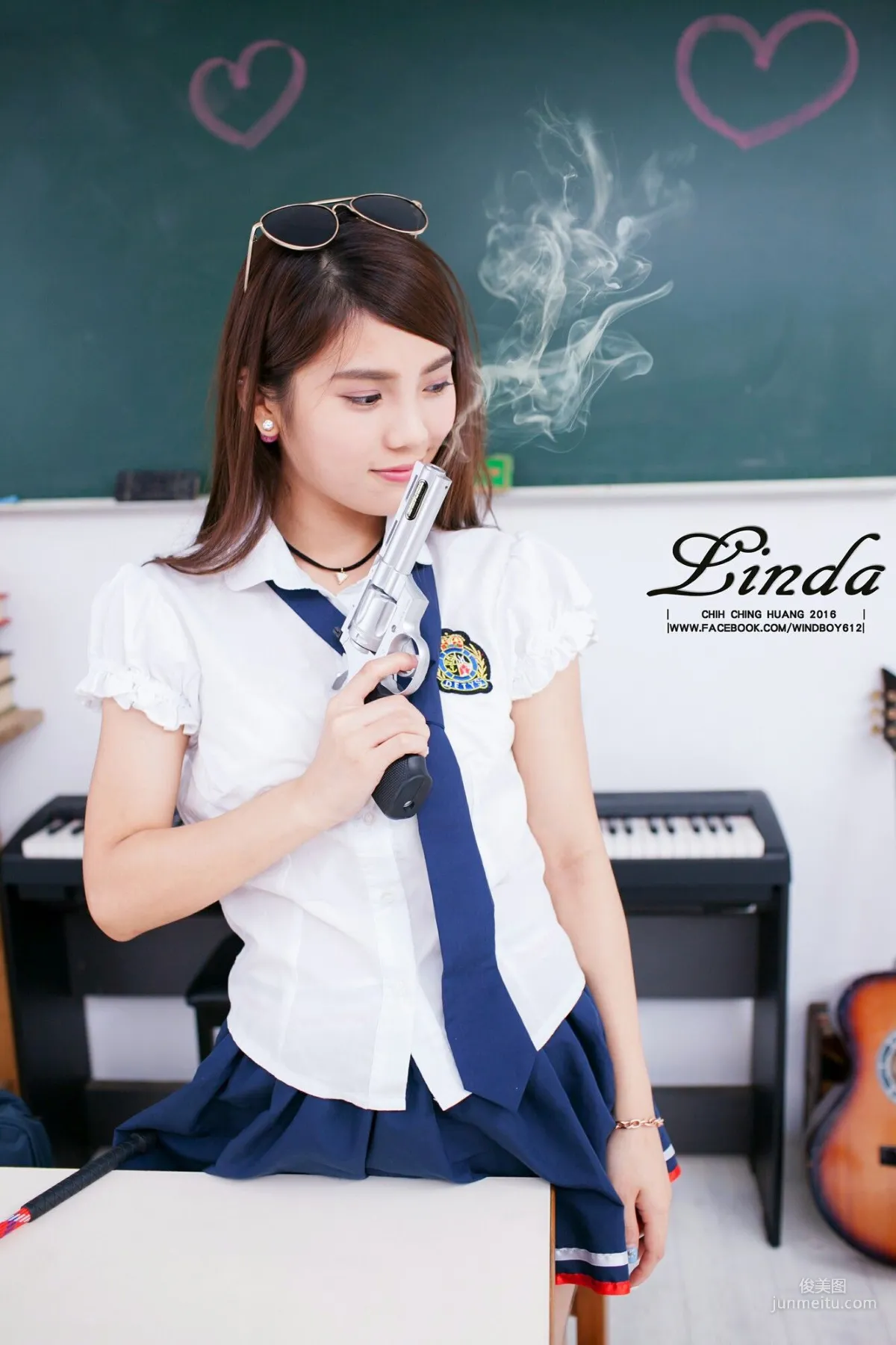 [Taiwan Beauties] Linda (Lin Yizhen), Sweet Junior Schoolmate Photo Set photo 33