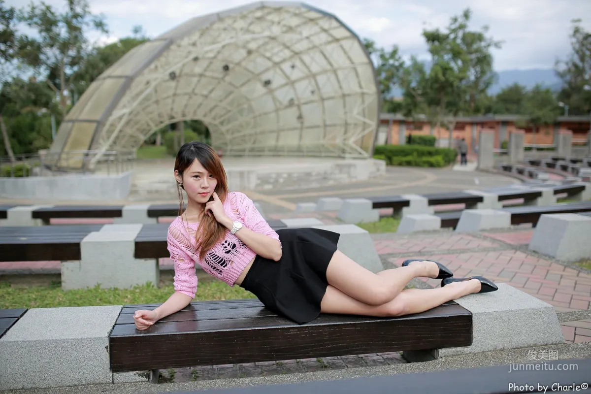 [Taiwan Beauties] Ai Lin, Shilin Residence Outdoor Shoot (Three Outfits Total) Photo Set photo 14