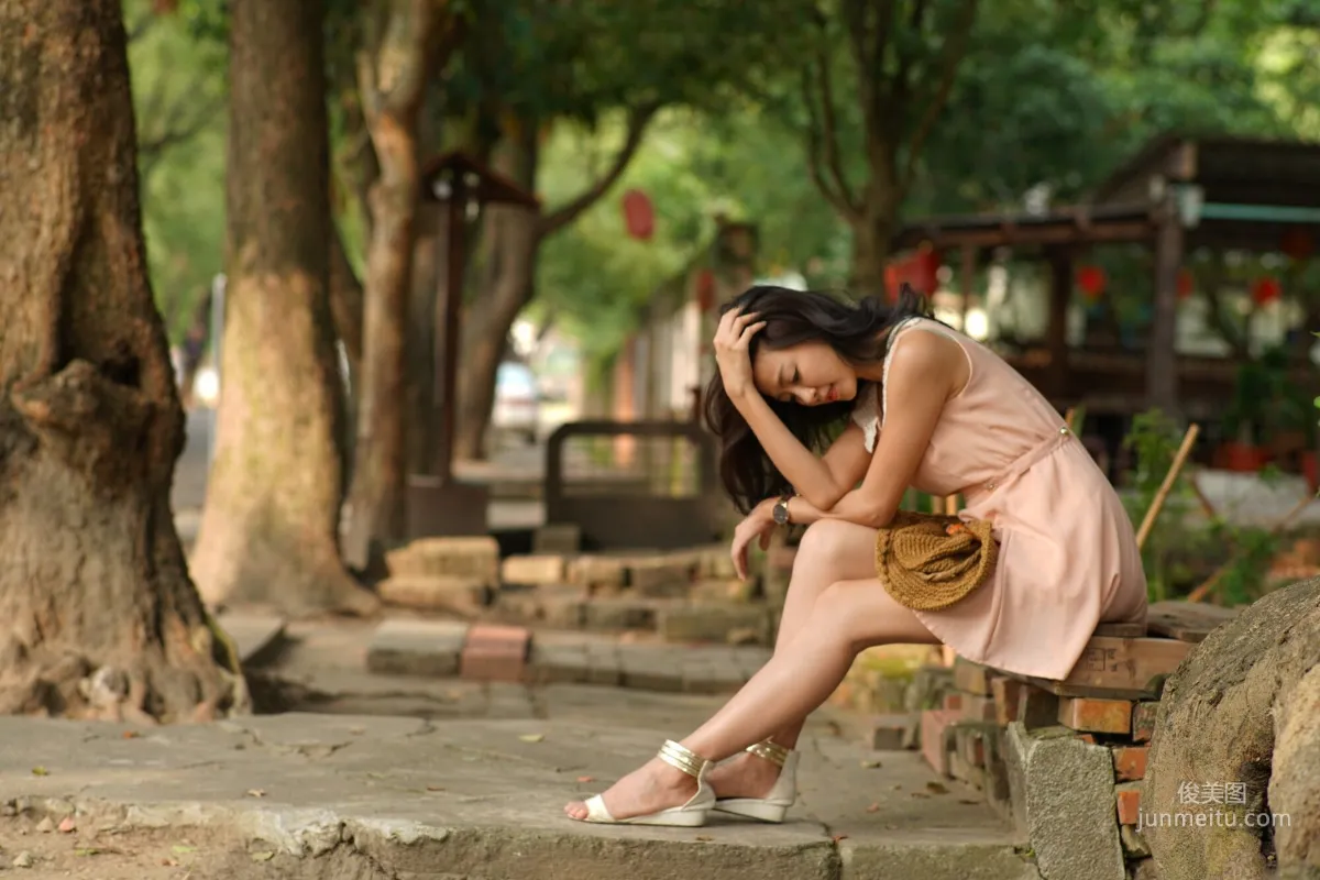 [Taiwan Beauties] Jian Jiaying (Xiao Zi), Guangfu New Village, Dress and Flight Attendant Outfit Photo Set photo 18