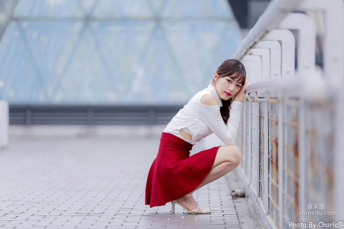 [Taiwan Beauties] Lijia Peng (Lady Yiyi) Yuanshan Flower Expo Outdoor Shoot Photo Set photo 64