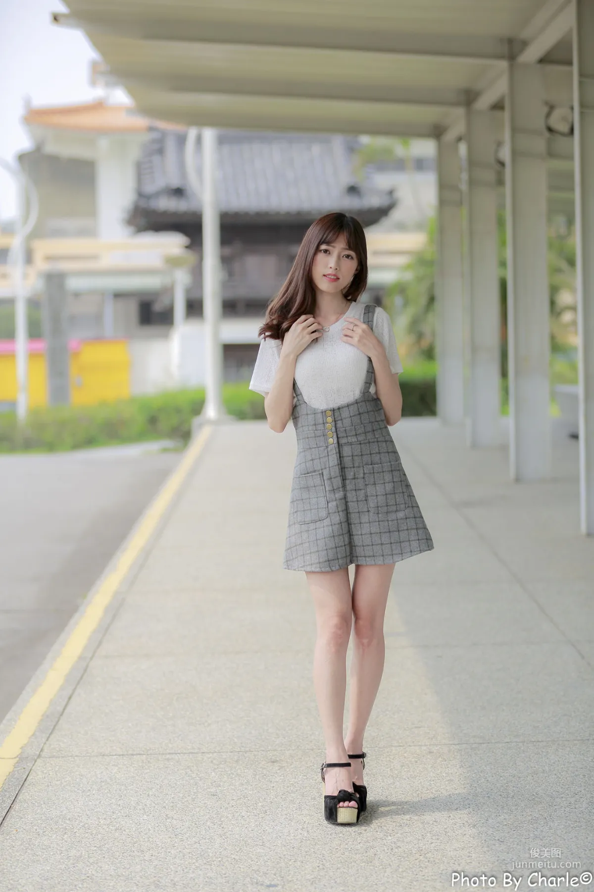 [Taiwan Beauties] Lijia Peng (Lady Yiyi) Yuanshan Flower Expo Outdoor Shoot Photo Set photo 8